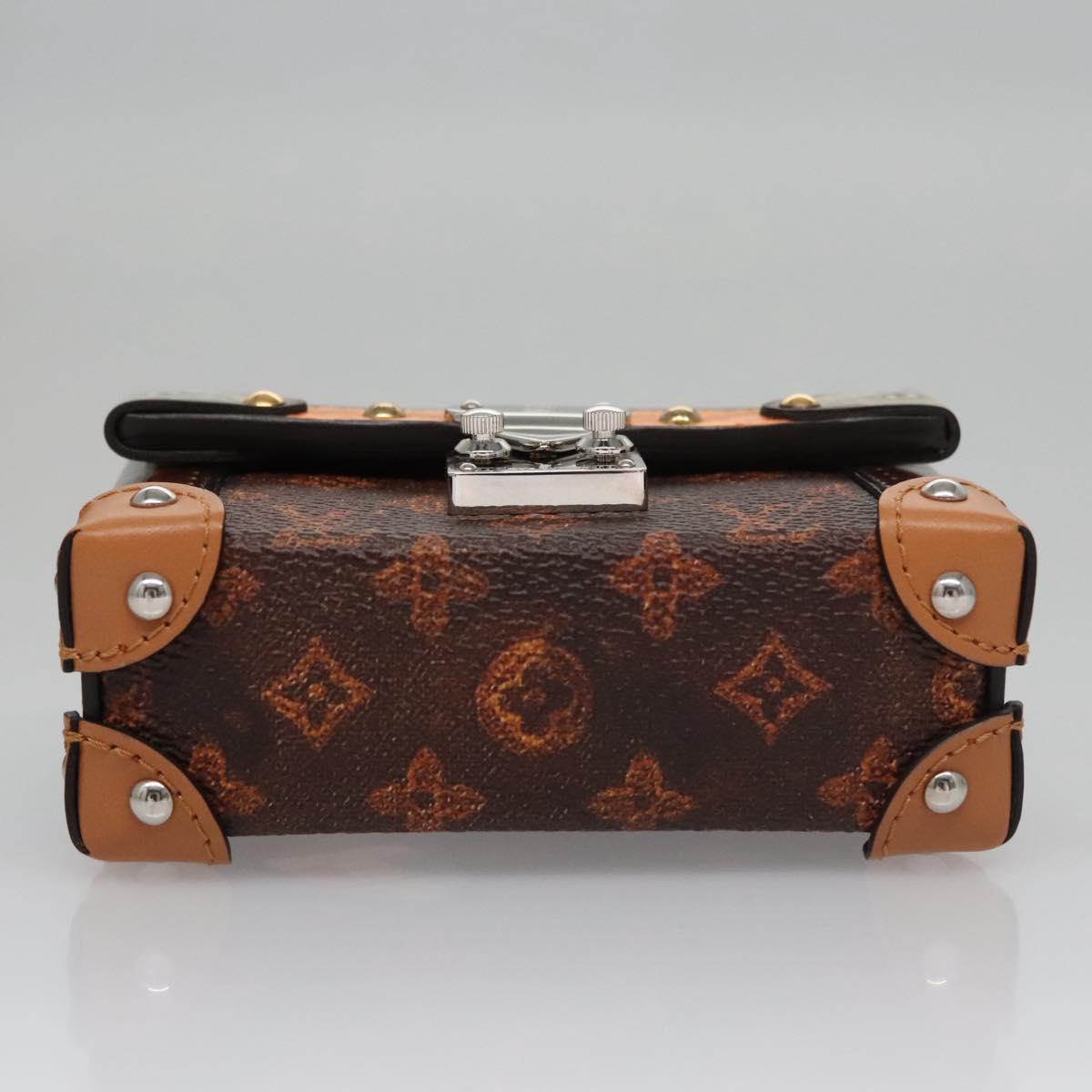 LOUIS VUITTON Monogram Essential Trunk Charm M63779 LV Auth 113416A
