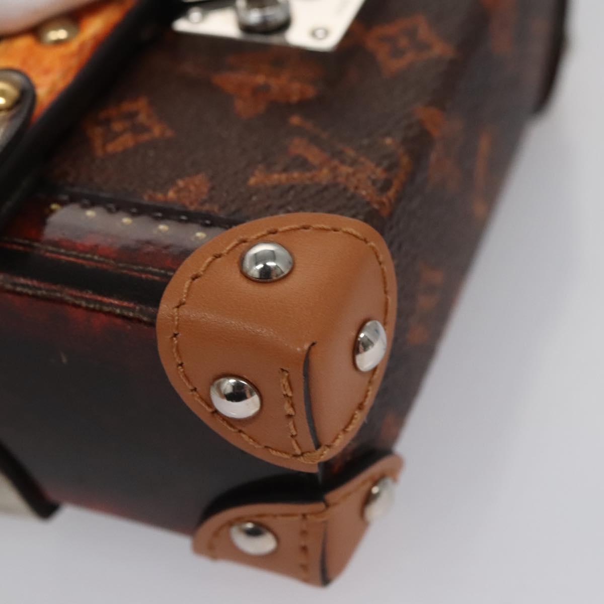 LOUIS VUITTON Monogram Essential Trunk Charm M63779 LV Auth 113416SAM