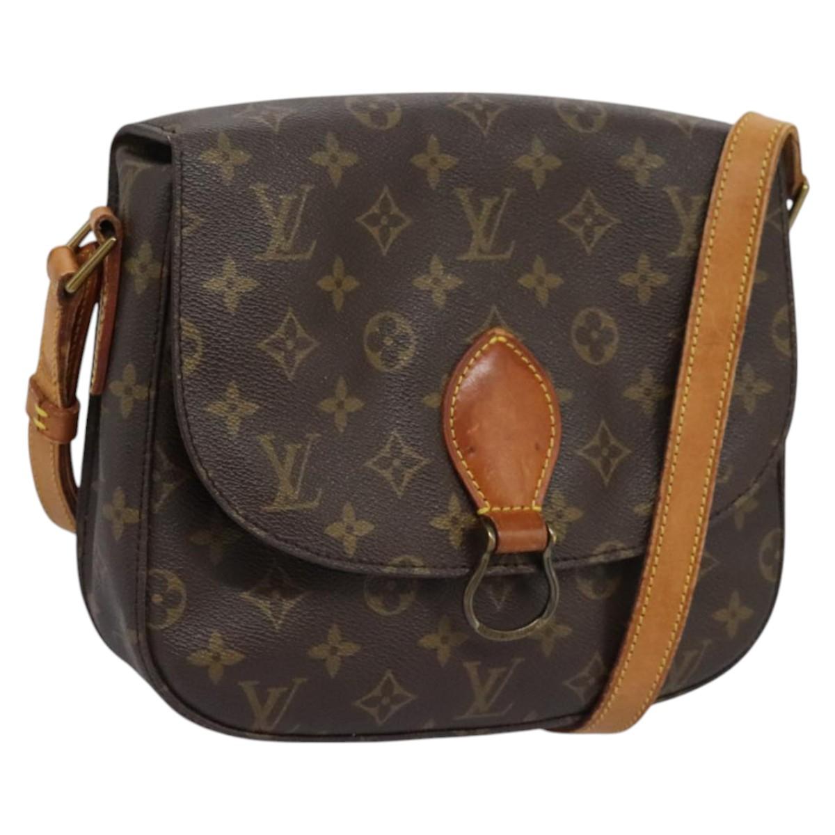 LOUIS VUITTON Monogram Saint Cloud GM Shoulder Bag M51242 LV Auth 113428