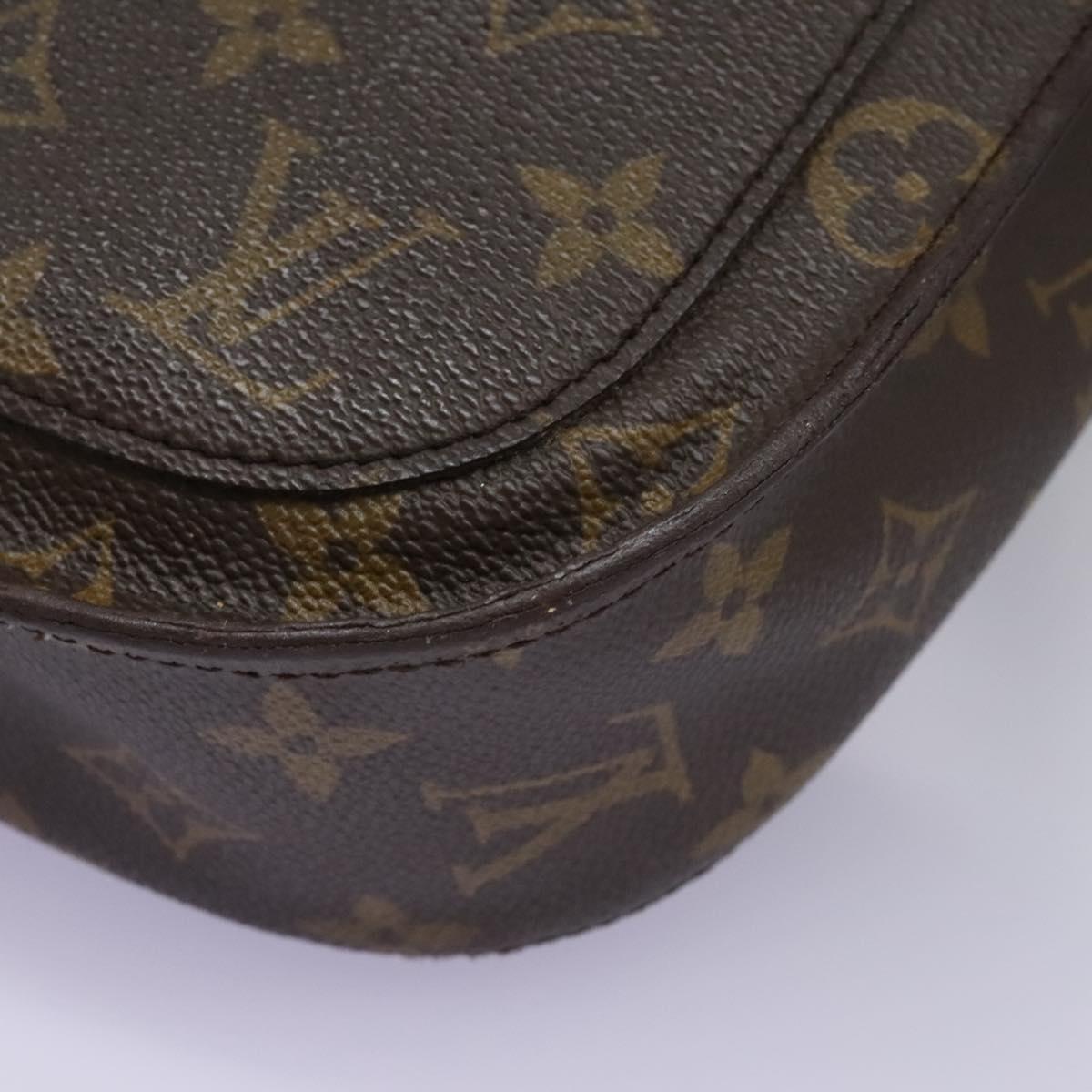 LOUIS VUITTON Monogram Saint Cloud GM Shoulder Bag M51242 LV Auth 113428