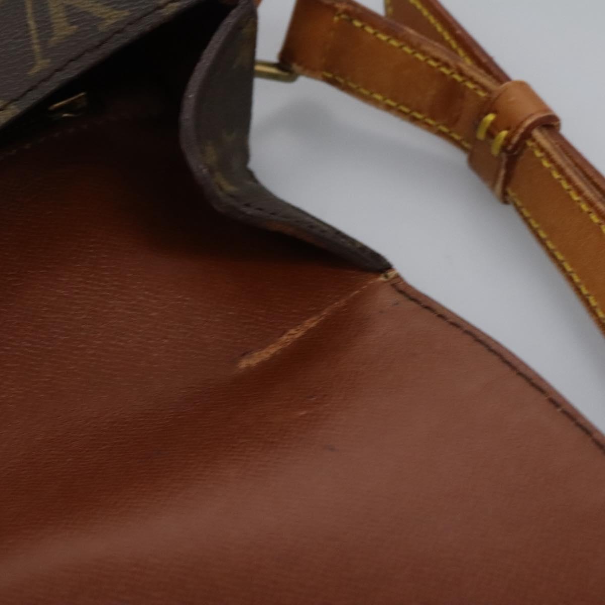LOUIS VUITTON Monogram Saint Cloud GM Shoulder Bag M51242 LV Auth 113428