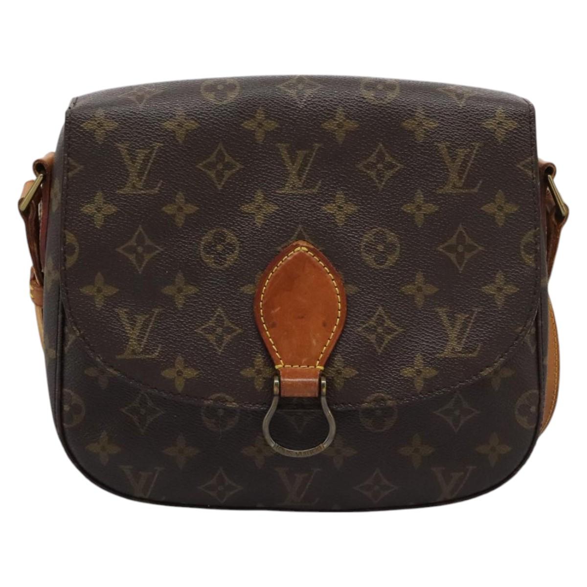 LOUIS VUITTON Monogram Saint Cloud GM Shoulder Bag M51242 LV Auth 113428