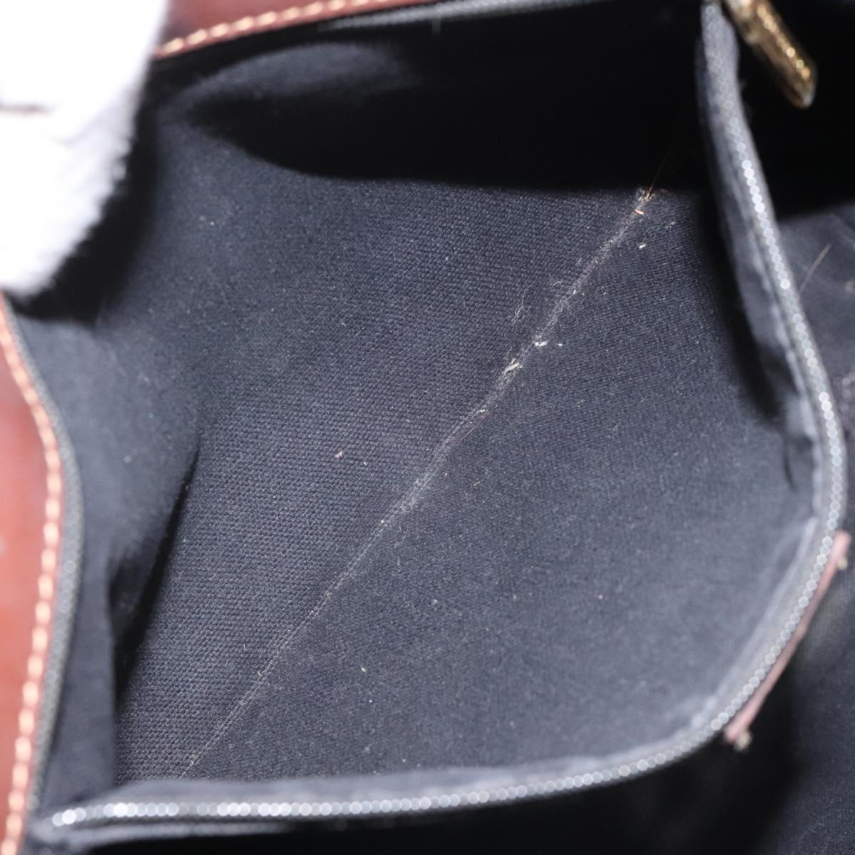 BURBERRY Nova Check Tote Bag PVC Leather Beige Auth 113447