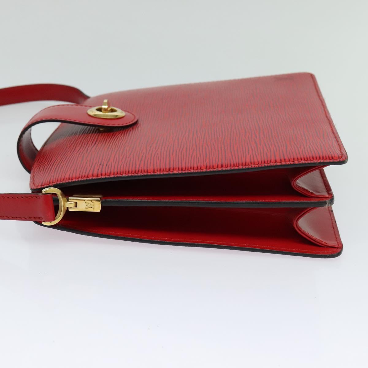 LOUIS VUITTON Epi Capuchin Shoulder Bag Red M52347 LV Auth 113458