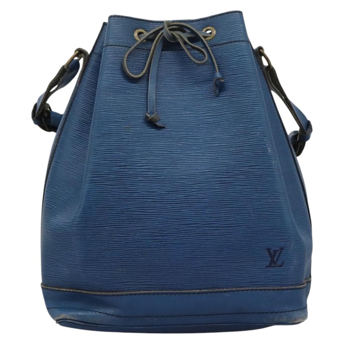 LOUIS VUITTON Epi Noe Shoulder Bag Vintage Toledo Blue M44005 LV Auth 113459