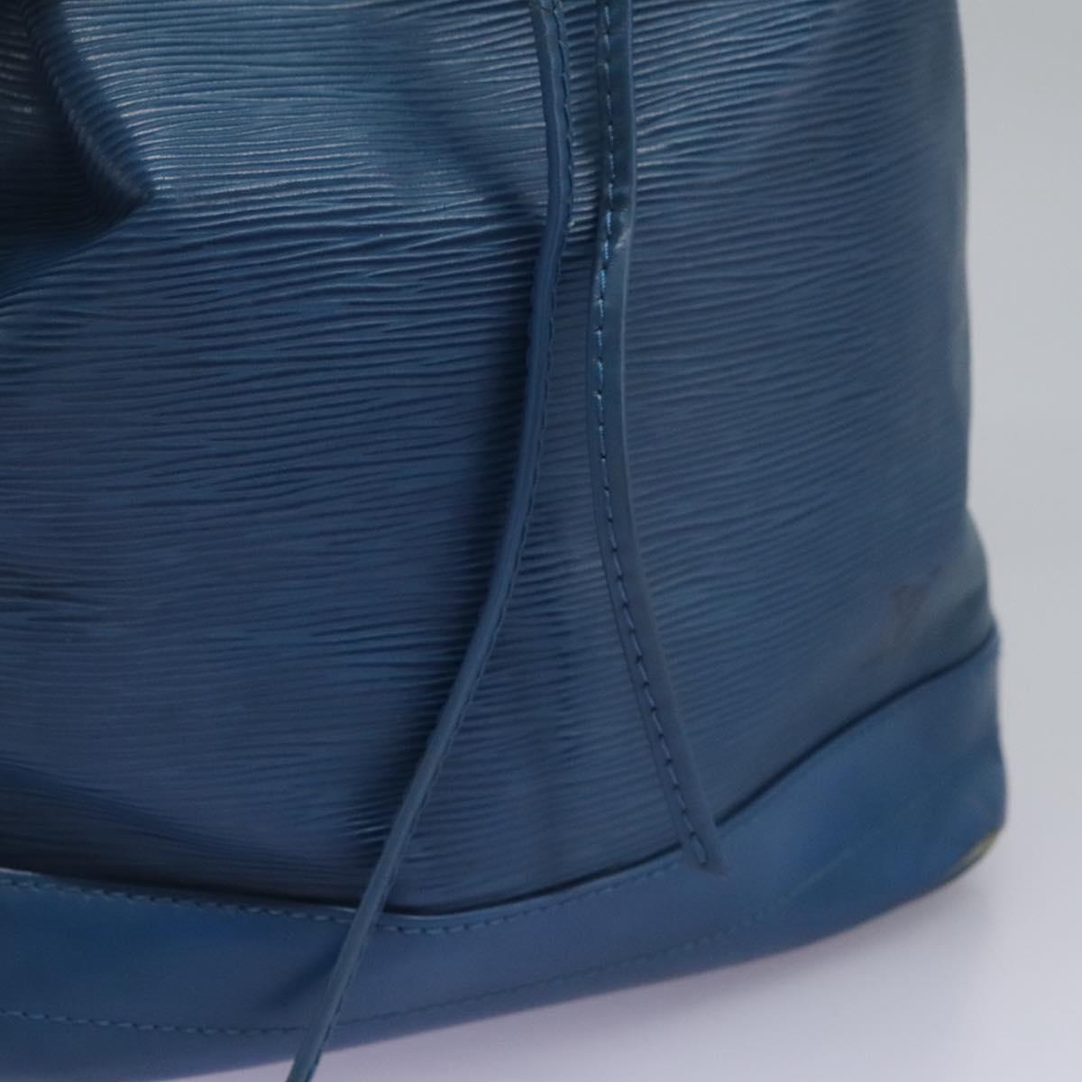 LOUIS VUITTON Epi Noe Shoulder Bag Toledo Blue M44005 LV Auth 113460