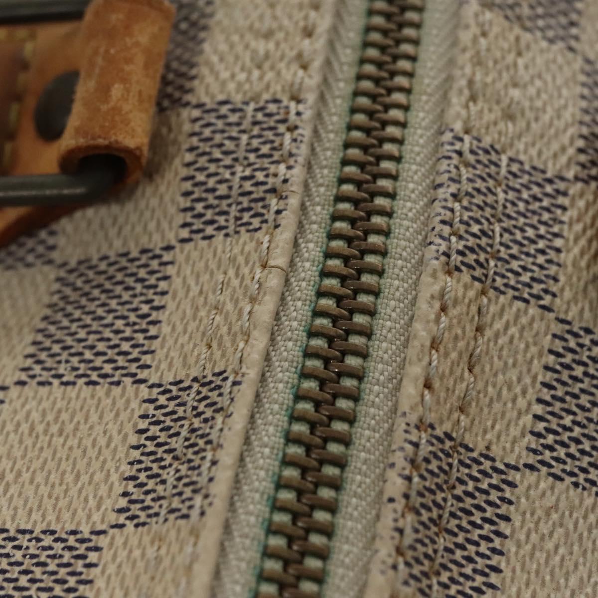 LOUIS VUITTON Damier Azur Speedy 30 Hand Bag N41533 LV Auth 113463