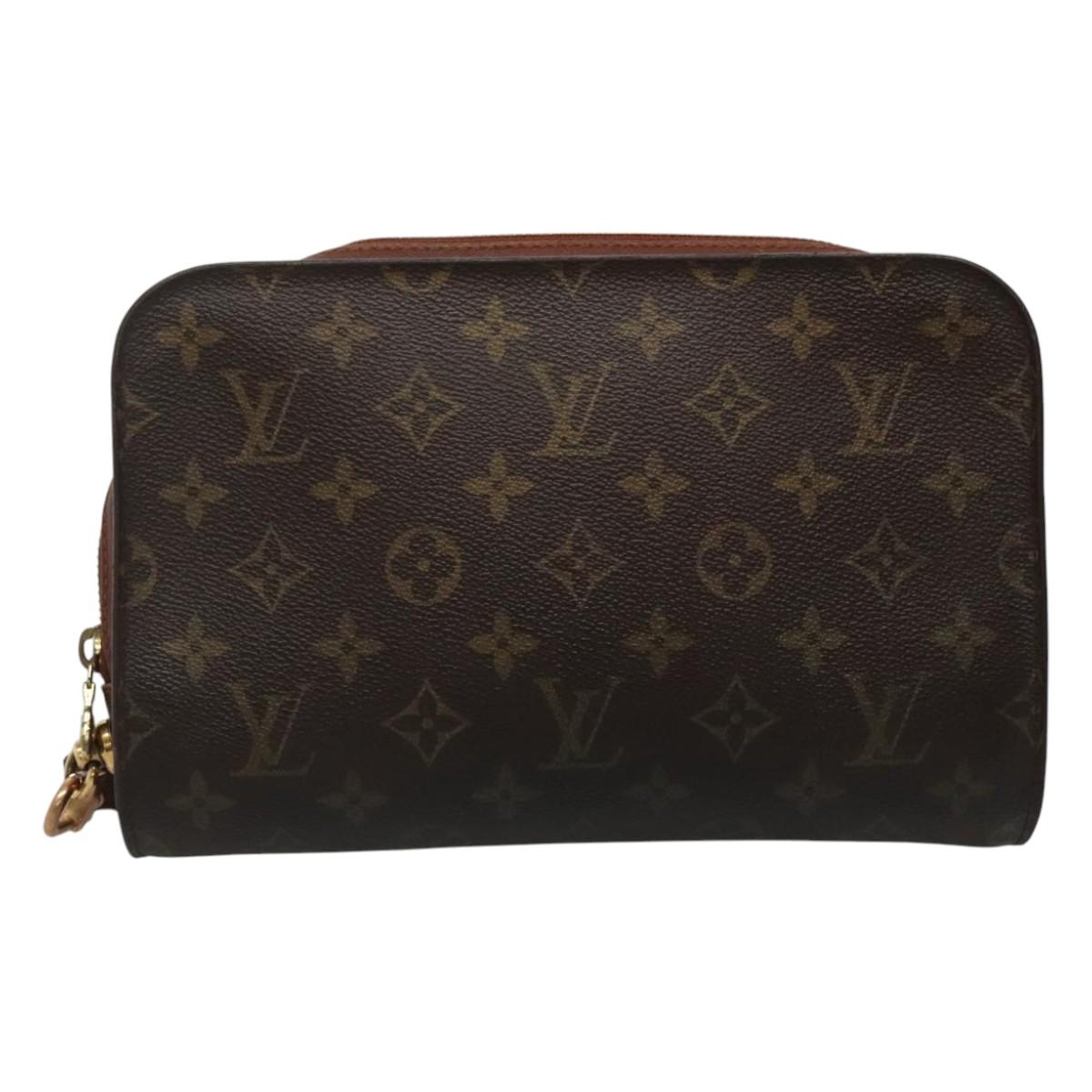 LOUIS VUITTON Monogram Orsay Clutch Bag M51790 LV Auth 113521