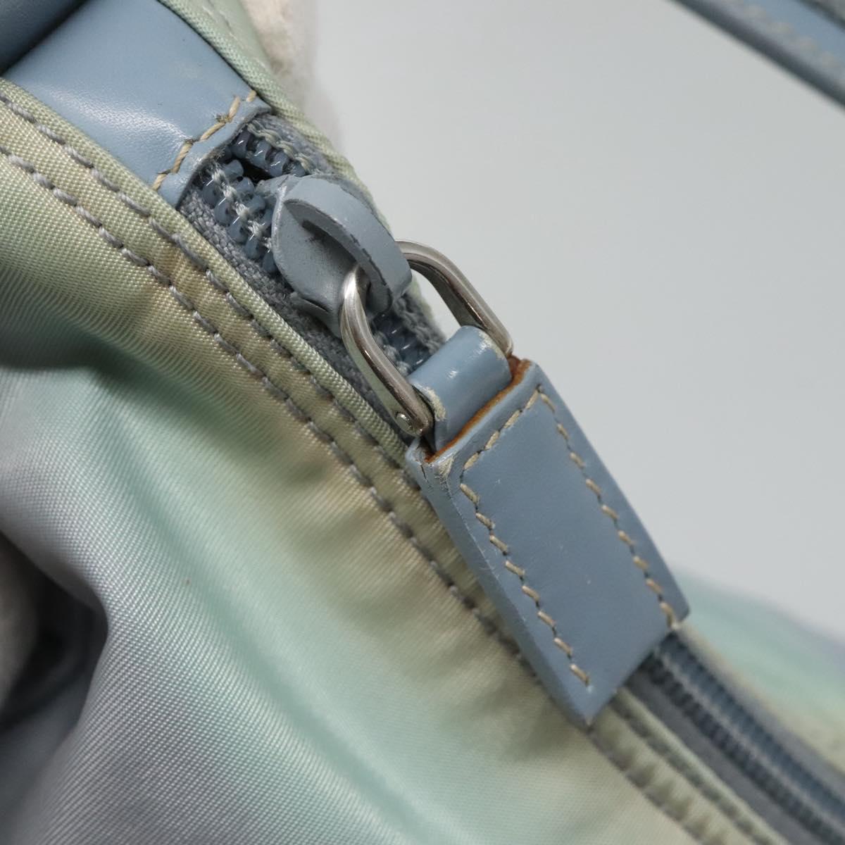 PRADA Shoulder Bag Nylon Light Blue Auth 113631
