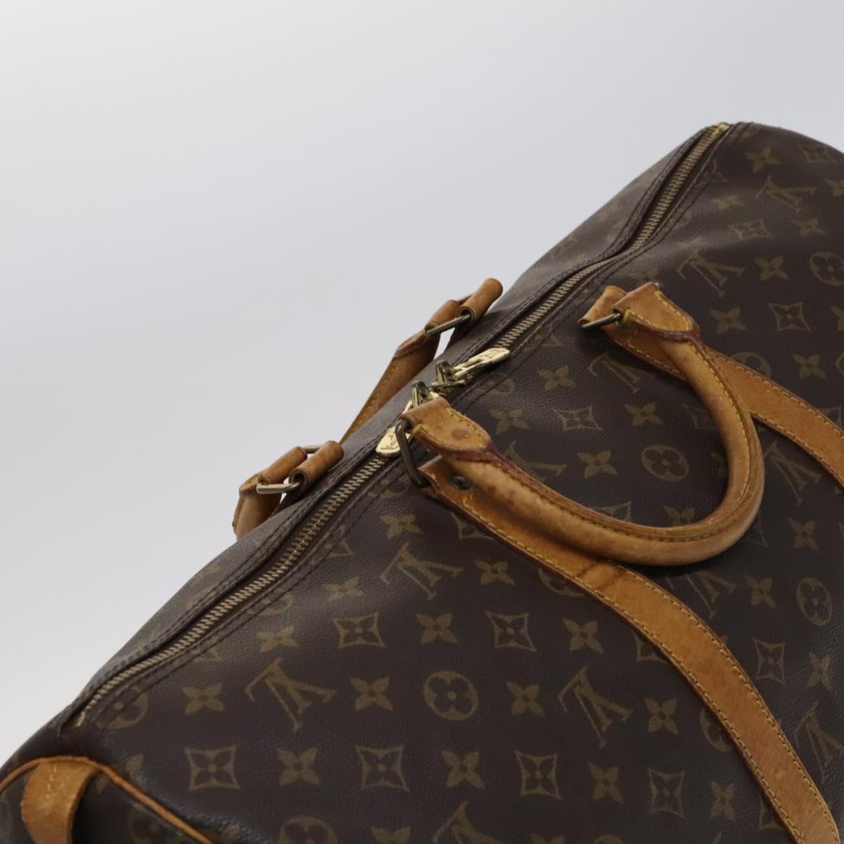 LOUIS VUITTON Monogram Keepall 50 Boston Bag M41426 LV Auth 113645