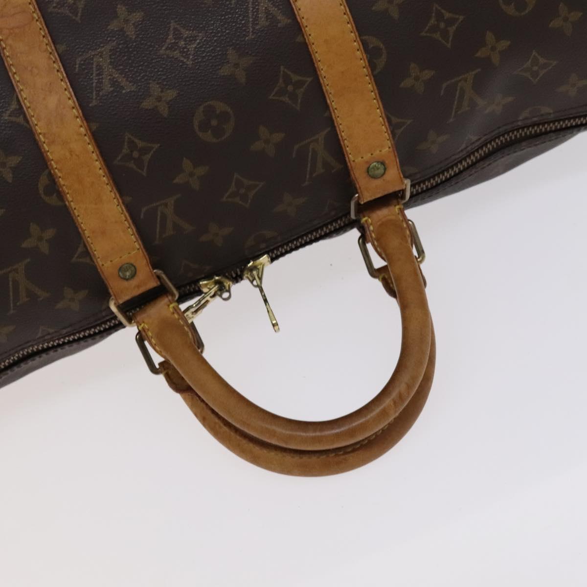 LOUIS VUITTON Monogram Keepall 50 Boston Bag M41426 LV Auth 113645