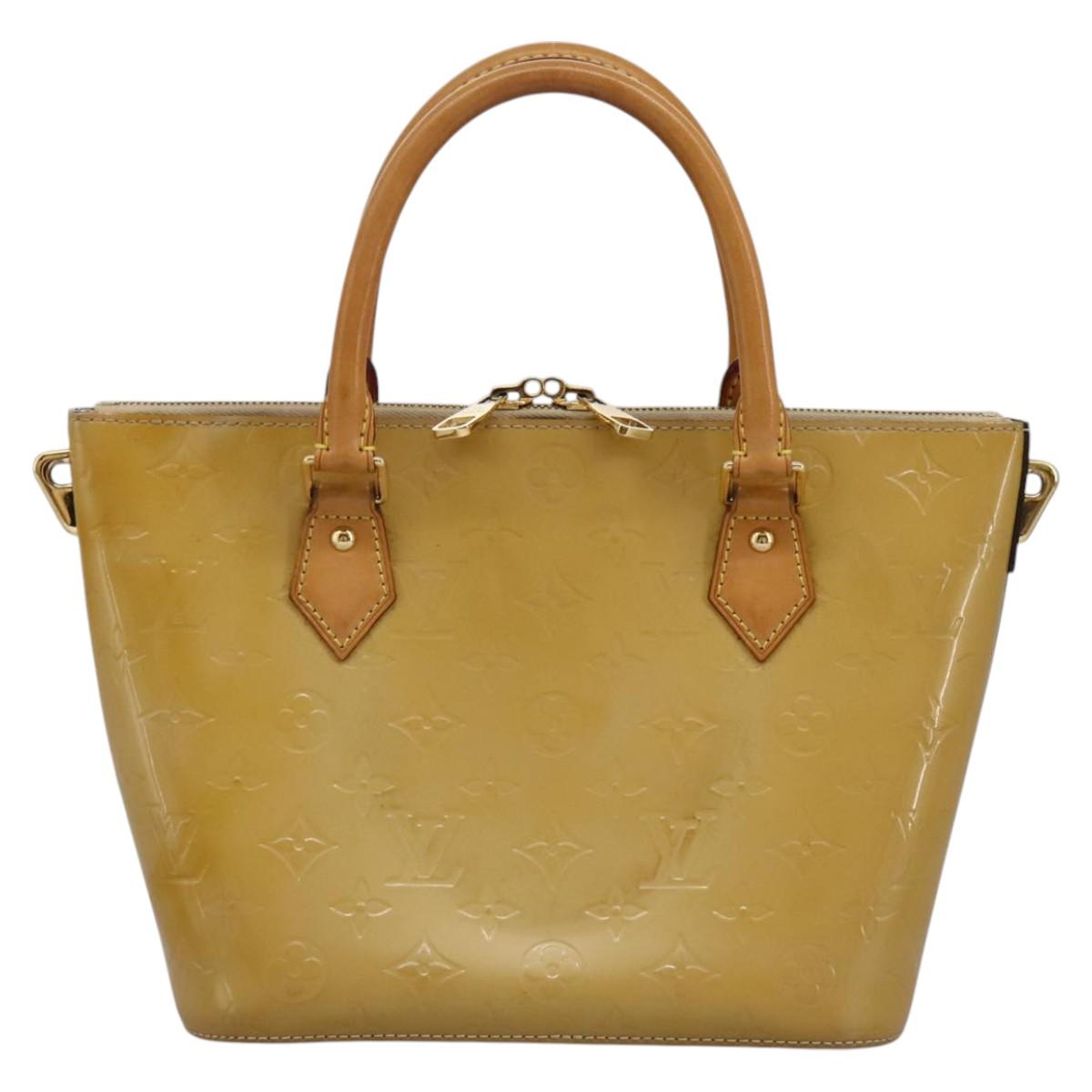 LOUIS VUITTON Vernis Montebello PM Hand Bag 2way Dunne M90167 LV Auth 113652V