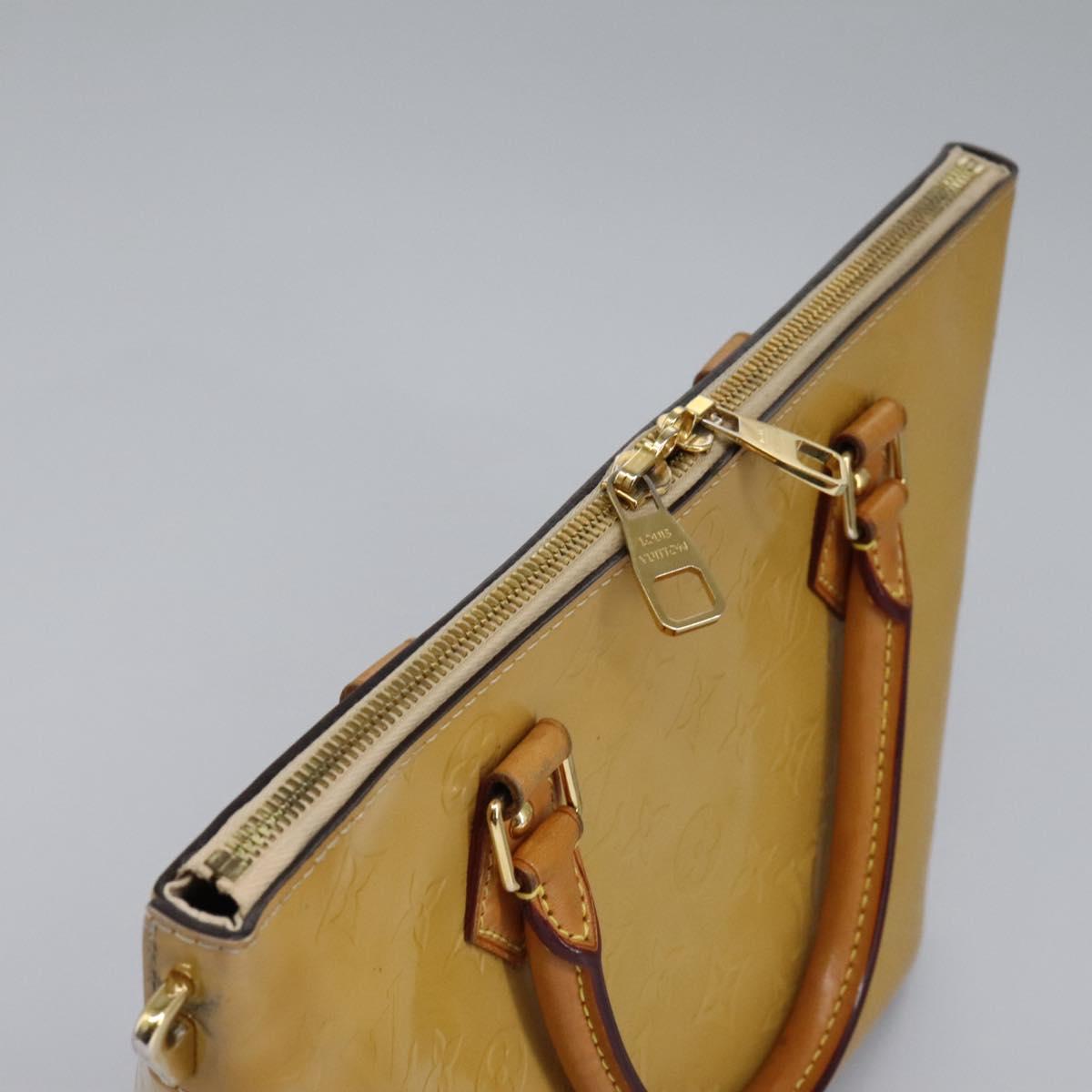 LOUIS VUITTON Vernis Montebello PM Hand Bag 2way Dunne M90167 LV Auth 113652V