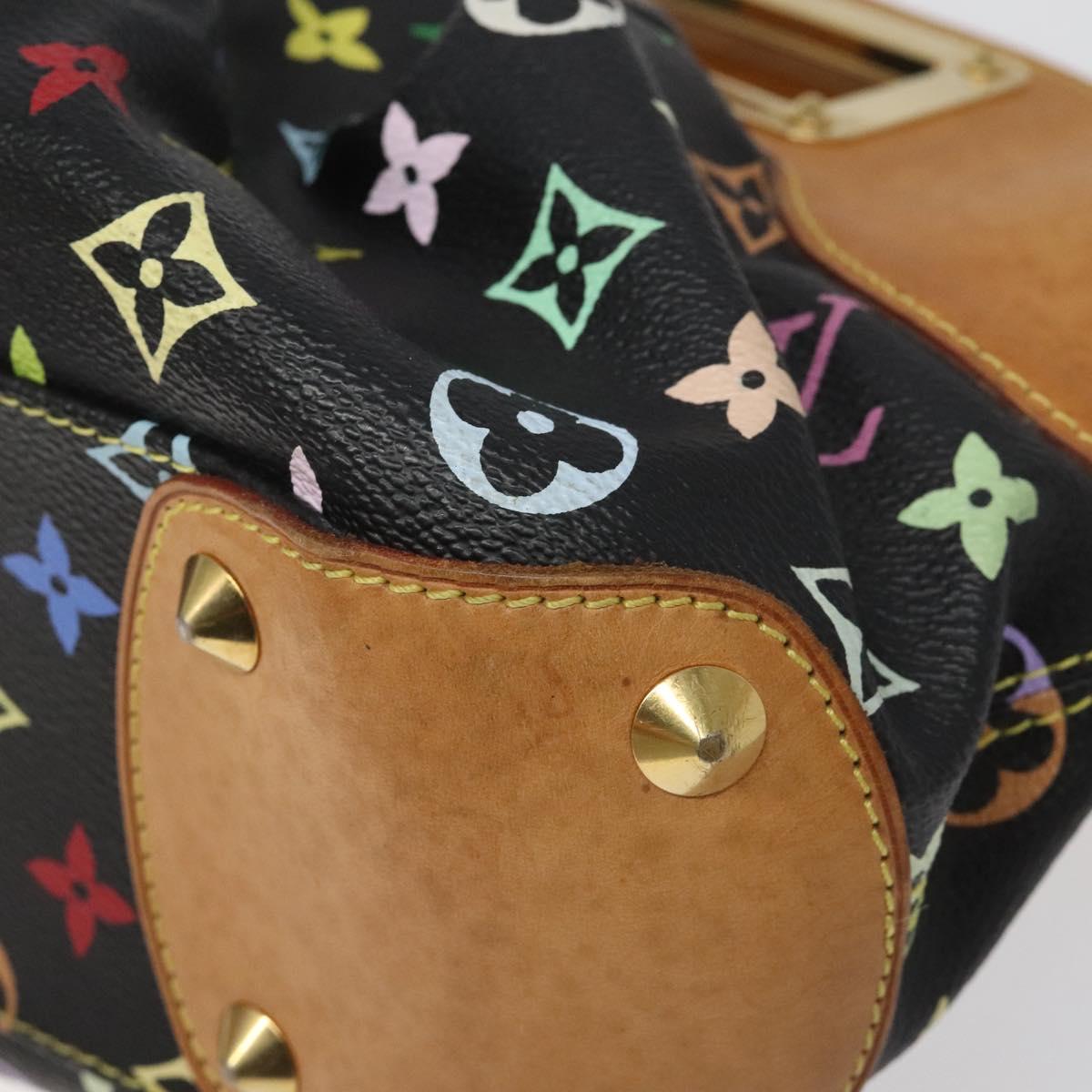 LOUIS VUITTON Monogram Multicolor Judy PM Bag 2Way Black M40258 LV Auth 113662V