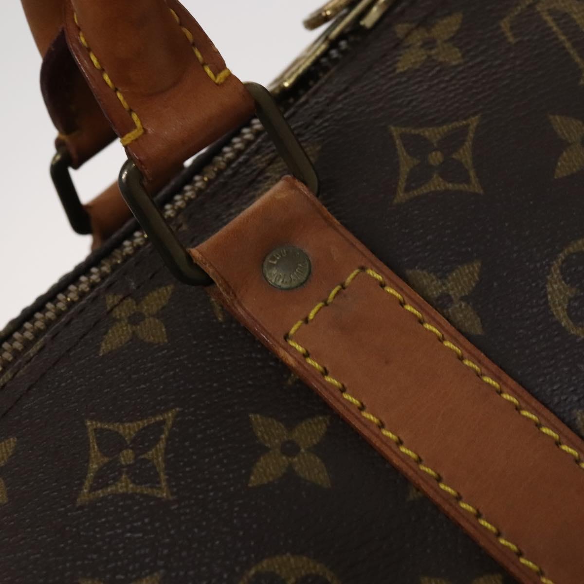 LOUIS VUITTON Monogram Keepall 60 Boston Bag M41422 LV Auth 113686