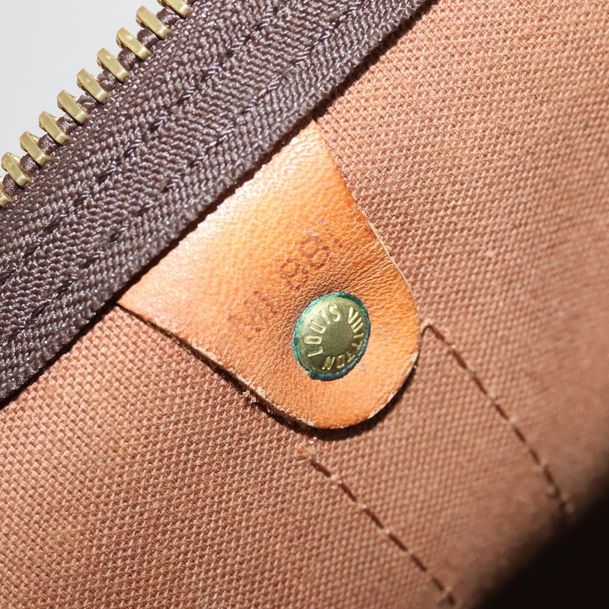LOUIS VUITTON Monogram Keepall 60 Boston Bag M41422 LV Auth 113686