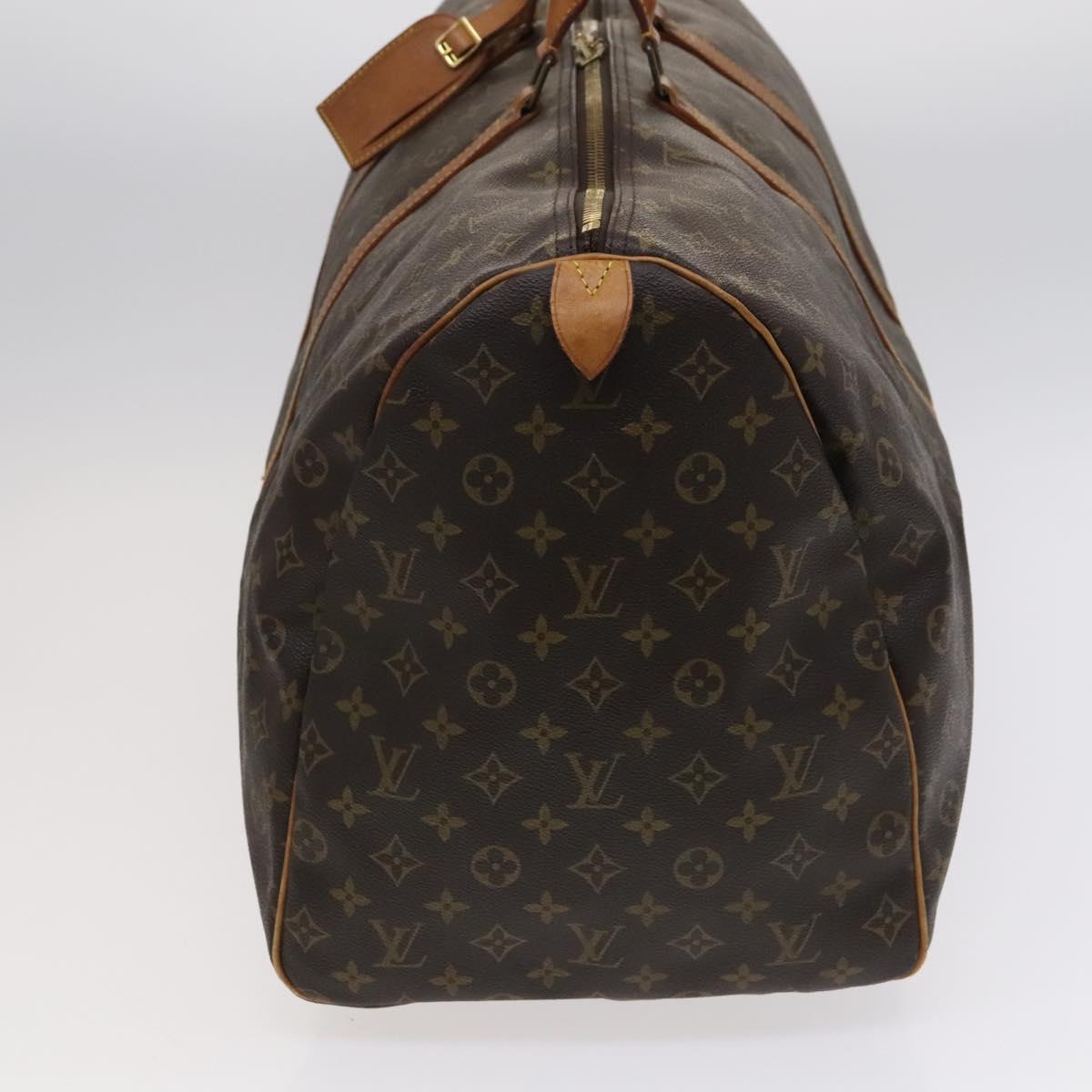 LOUIS VUITTON Monogram Keepall 60 Boston Bag M41422 LV Auth 113686