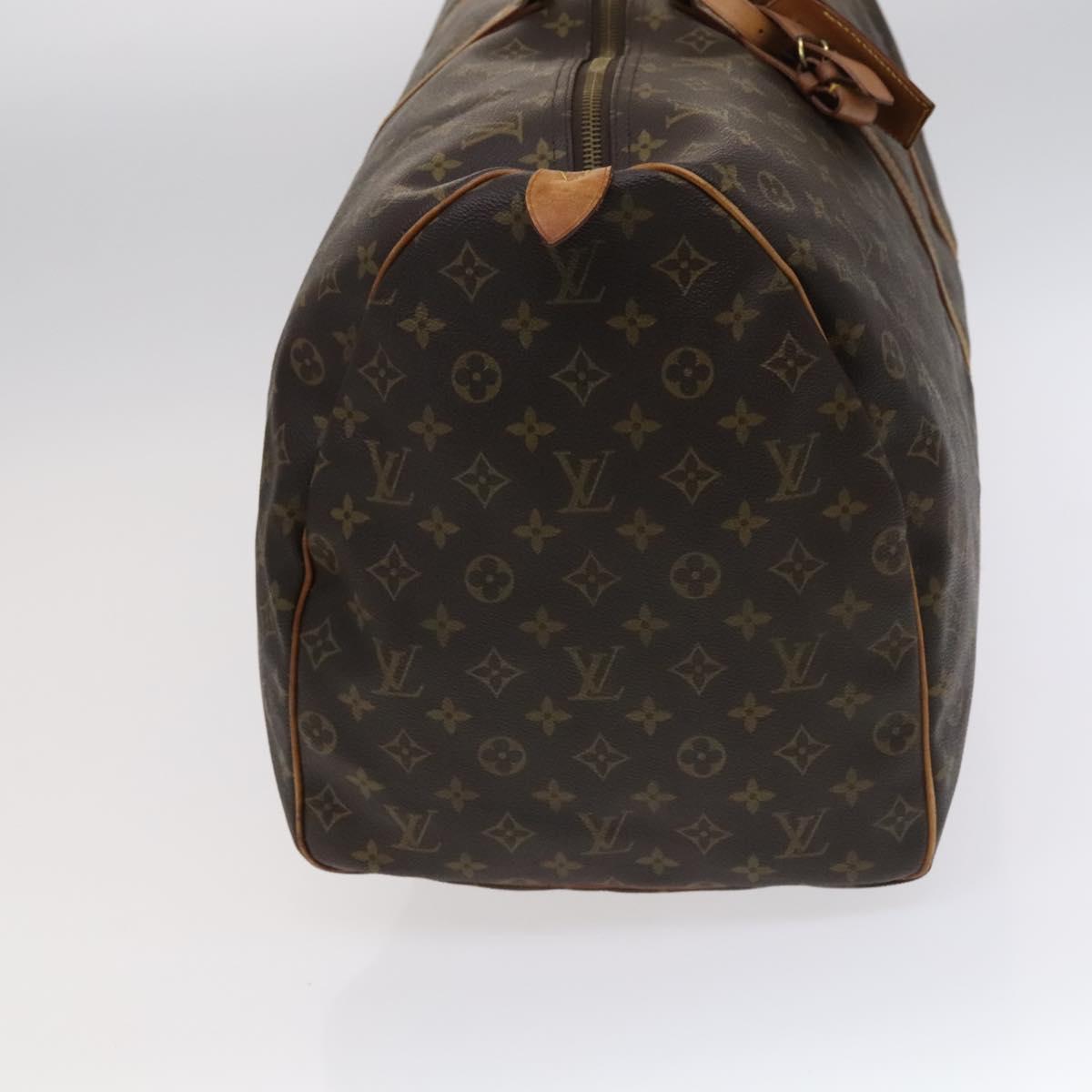 LOUIS VUITTON Monogram Keepall 60 Boston Bag M41422 LV Auth 113686