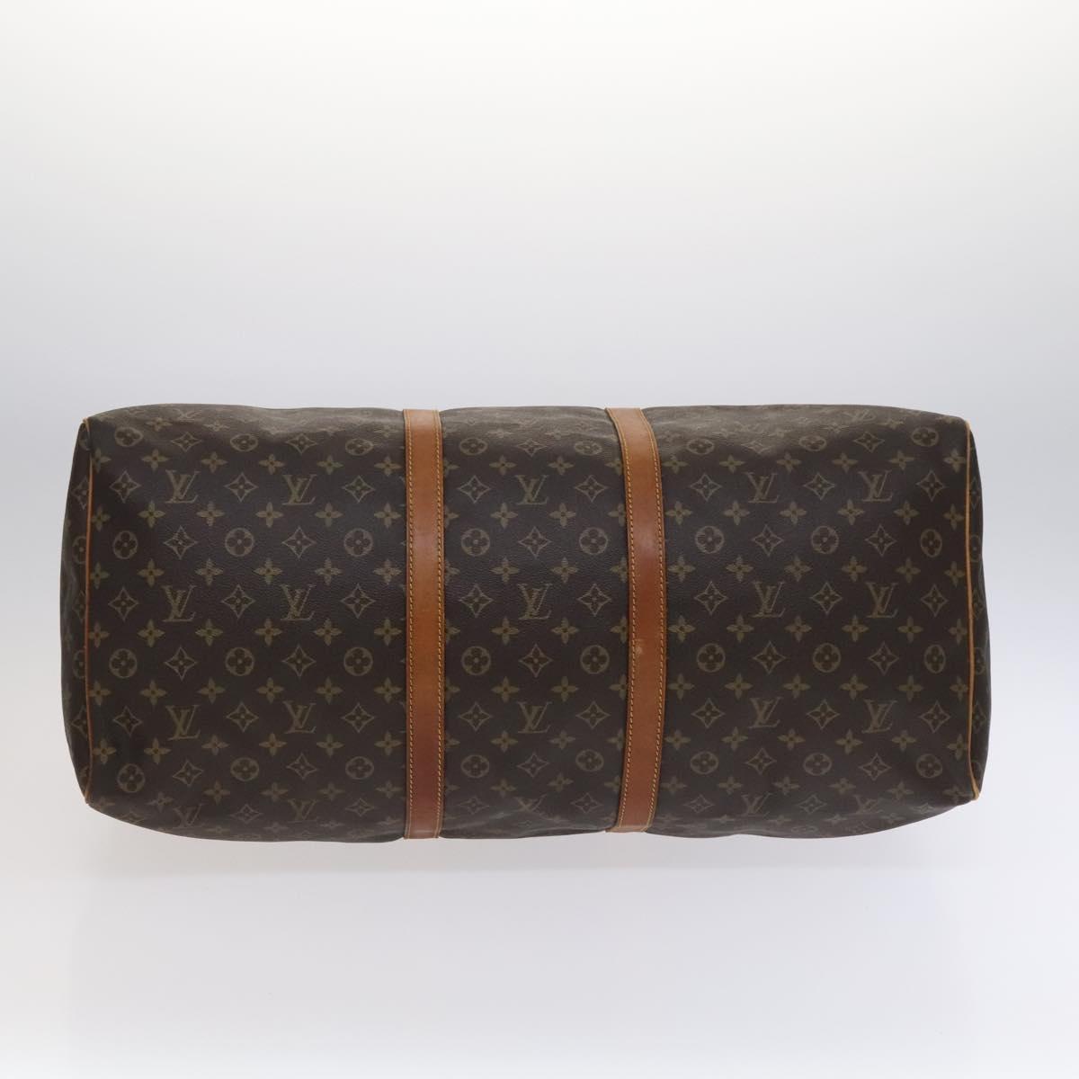 LOUIS VUITTON Monogram Keepall 60 Boston Bag M41422 LV Auth 113686