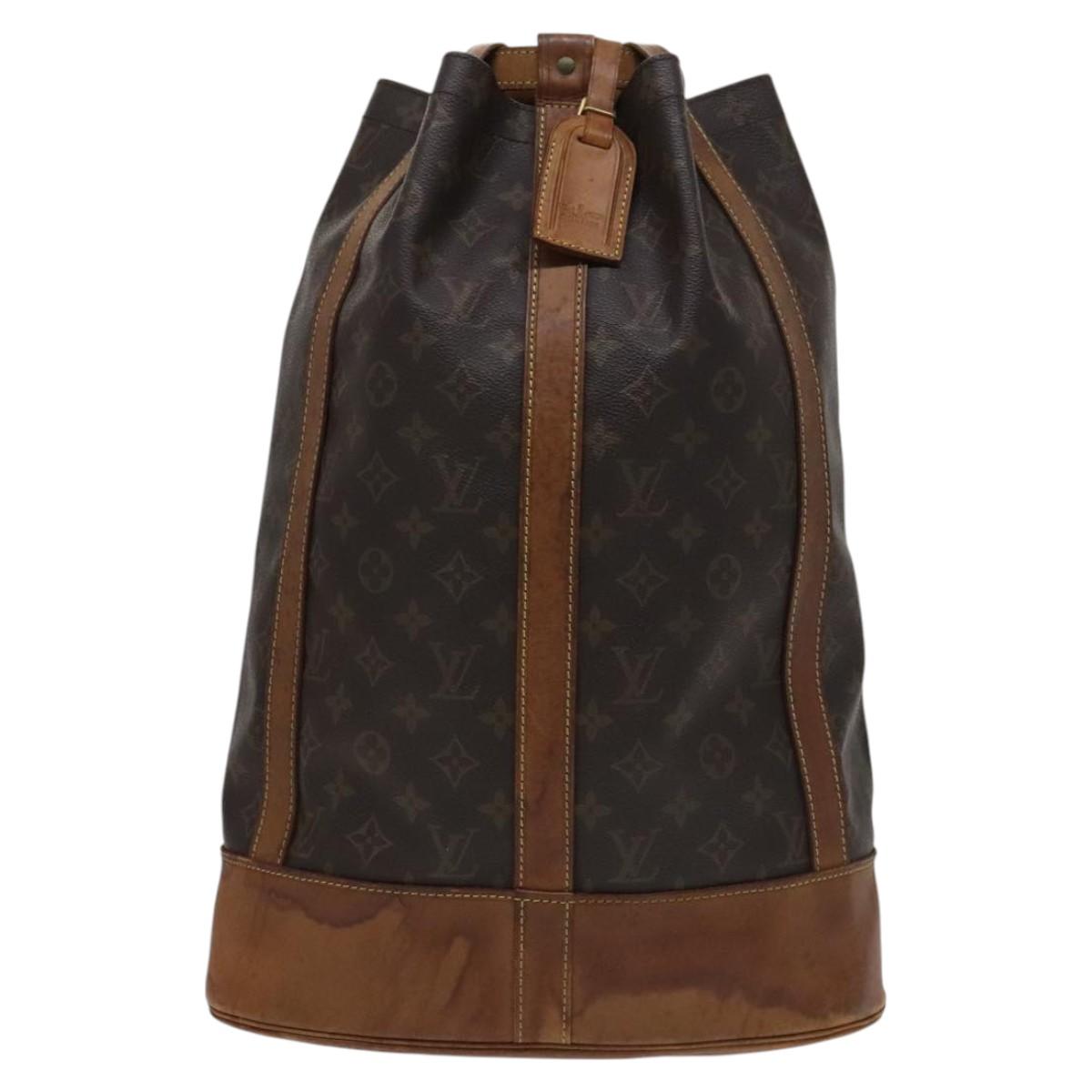 LOUIS VUITTON Monogram Randonnee GM Shoulder Bag M42244 LV Auth 113693