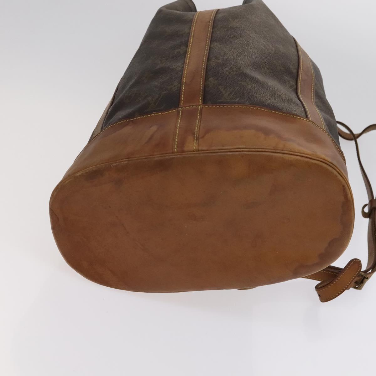 LOUIS VUITTON Monogram Randonnee GM Shoulder Bag M42244 LV Auth 113693
