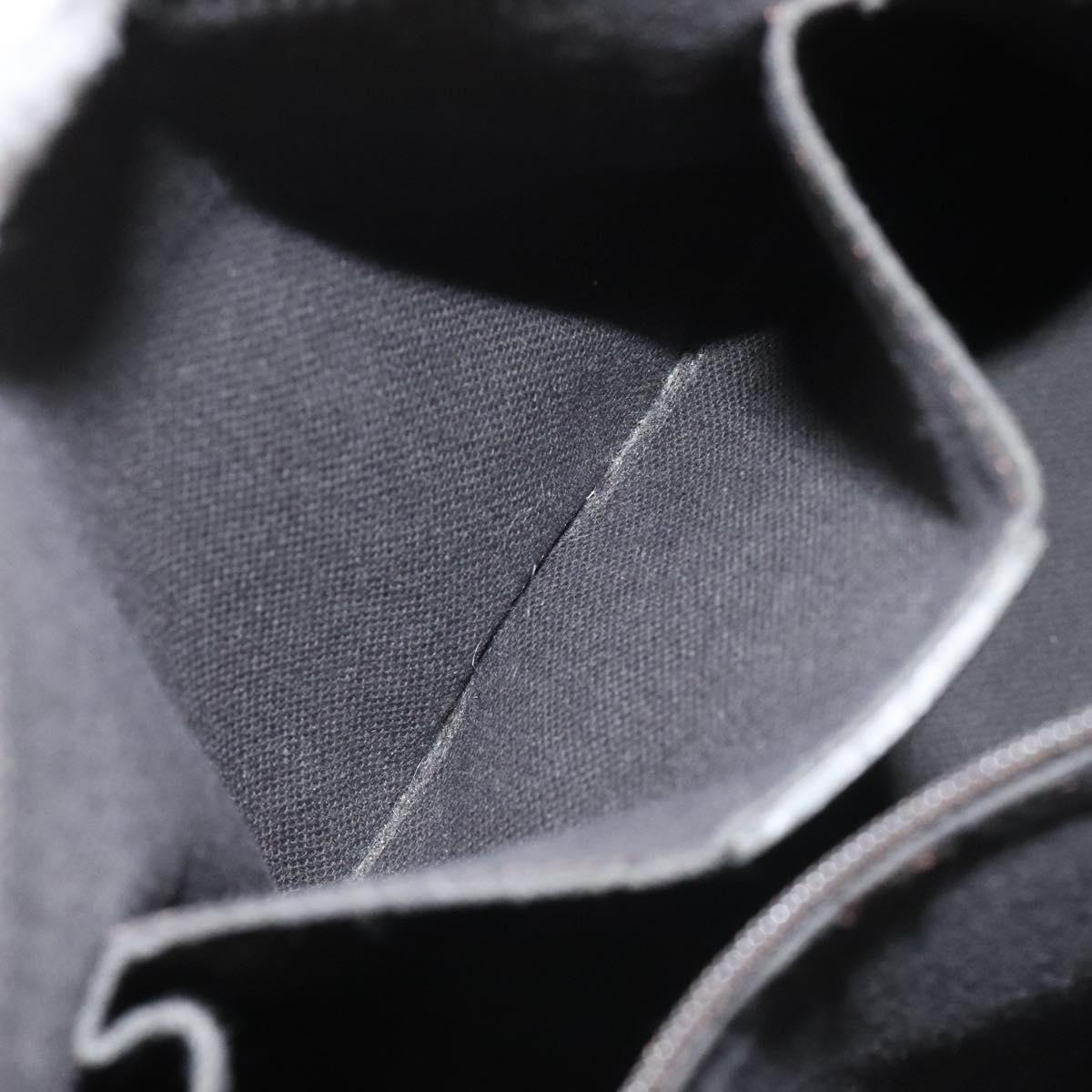 BURBERRY Nova Check Tote Bag PVC Leather Beige Silver Auth 113769