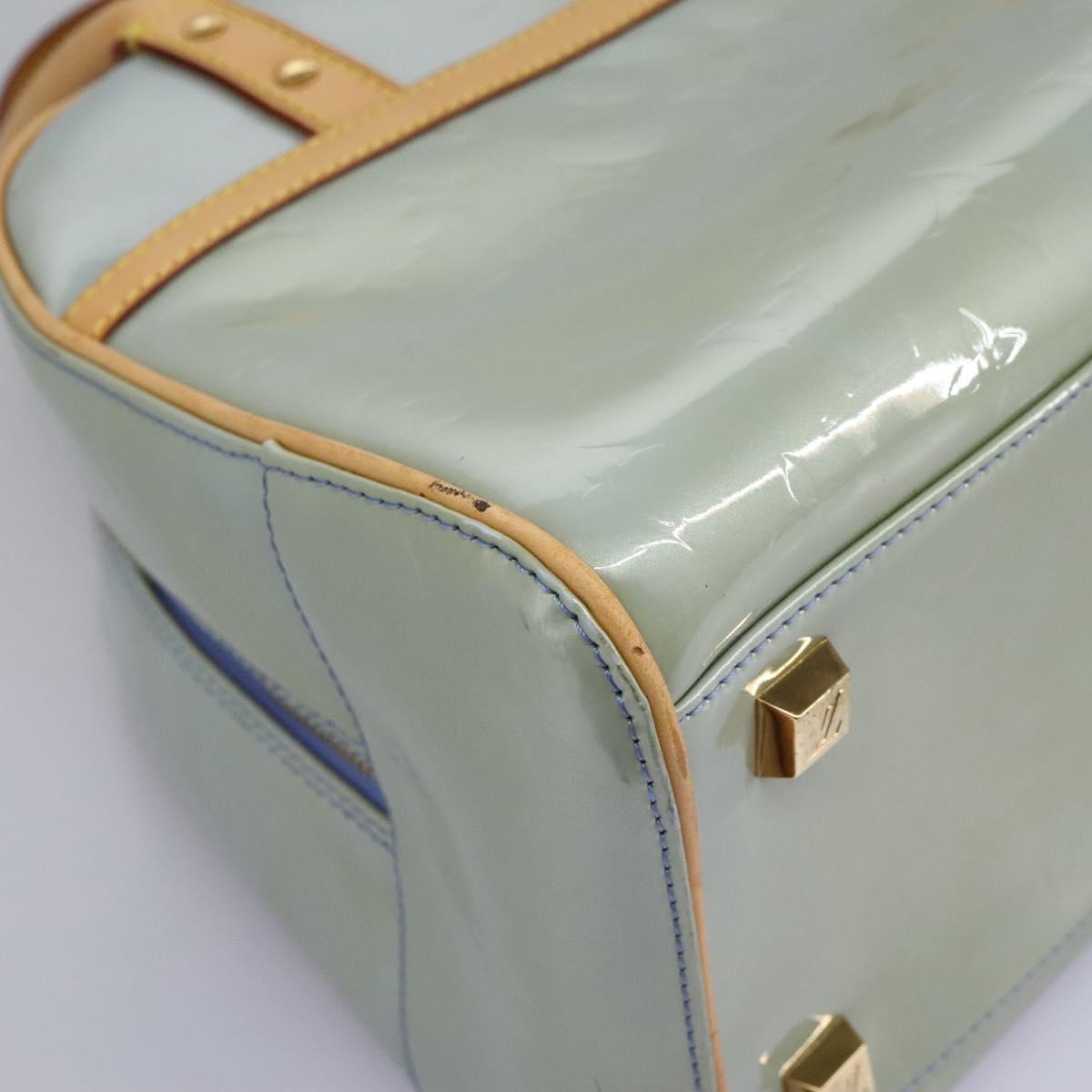 LOUIS VUITTON Vernis Tompkins Square Hand Bag Lavande M91103 LV Auth 113777V