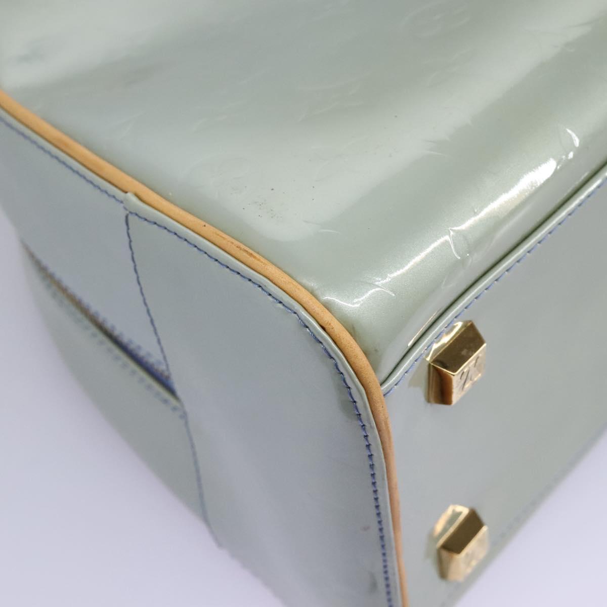 LOUIS VUITTON Vernis Tompkins Square Hand Bag Lavande M91103 LV Auth 113777V