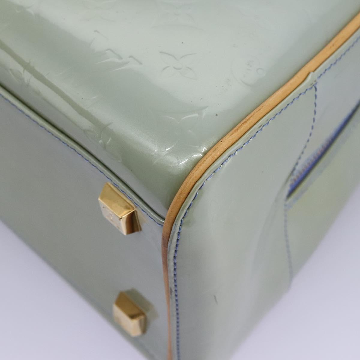 LOUIS VUITTON Vernis Tompkins Square Hand Bag Lavande M91103 LV Auth 113777V