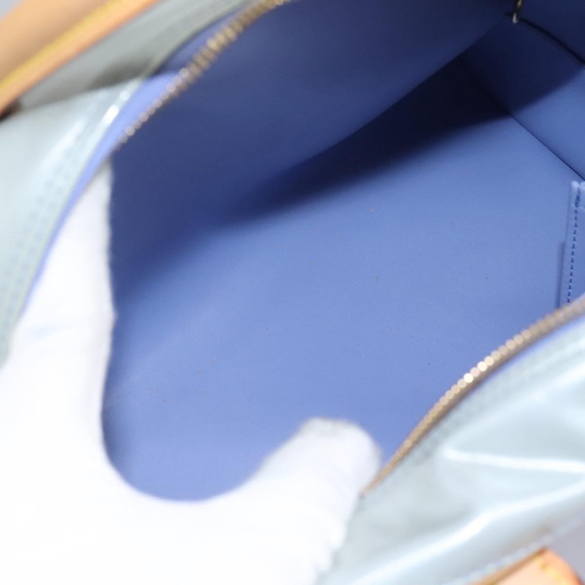 LOUIS VUITTON Vernis Tompkins Square Hand Bag Lavande M91103 LV Auth 113777V