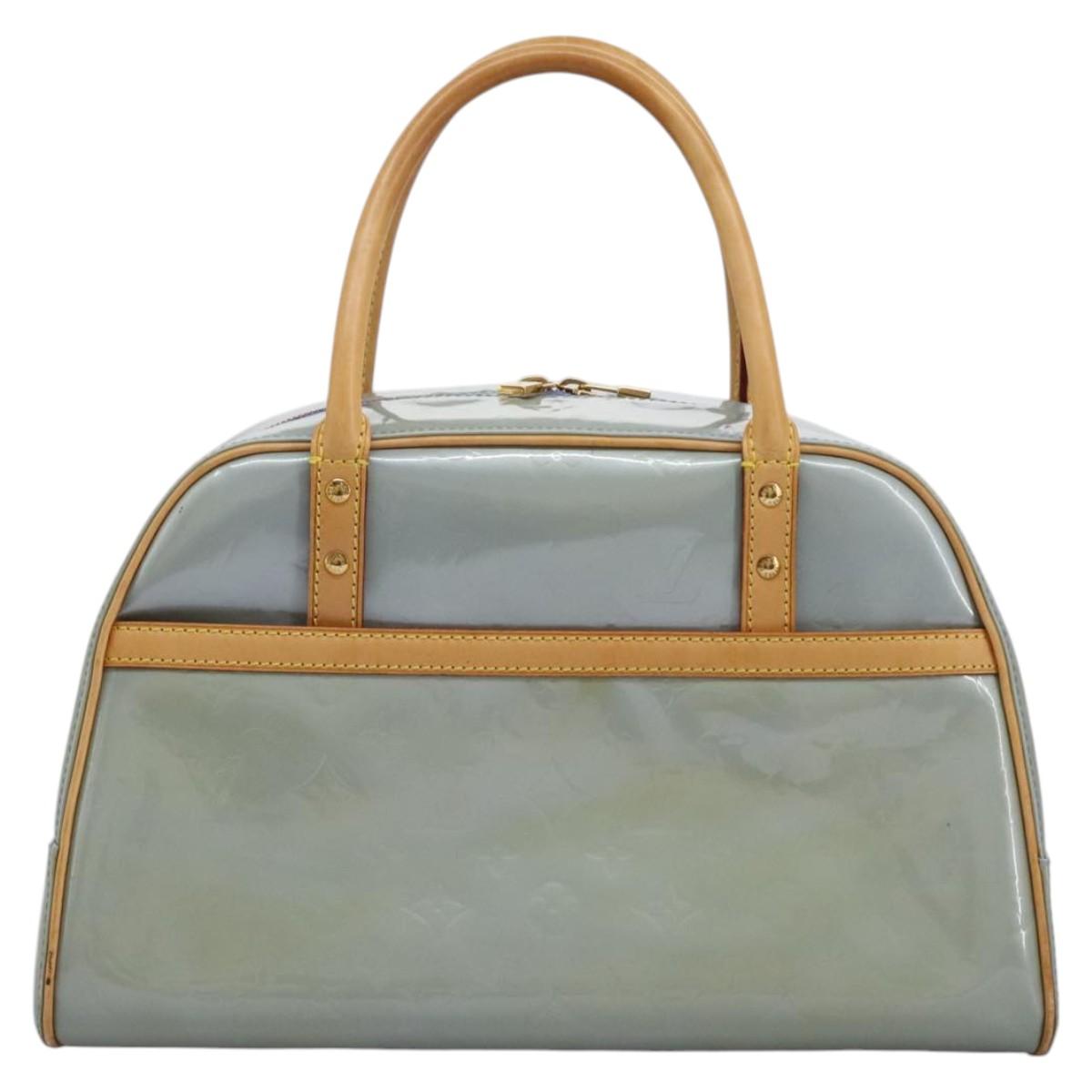LOUIS VUITTON Vernis Tompkins Square Hand Bag Lavande M91103 LV Auth 113777V