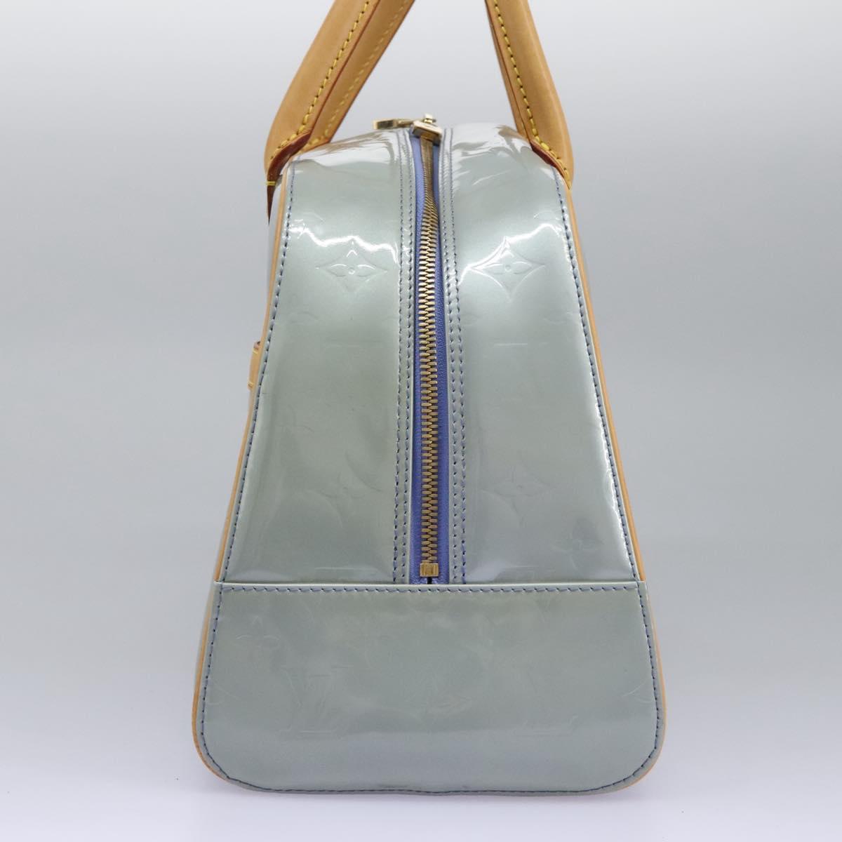 LOUIS VUITTON Vernis Tompkins Square Hand Bag Lavande M91103 LV Auth 113777V