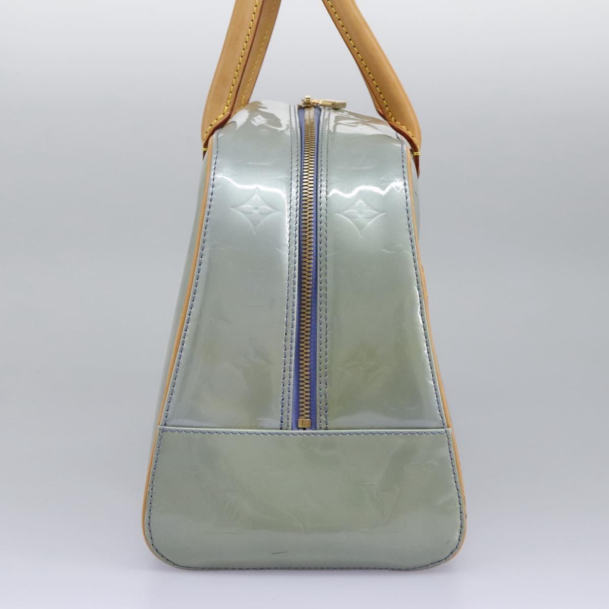 LOUIS VUITTON Vernis Tompkins Square Hand Bag Lavande M91103 LV Auth 113777V