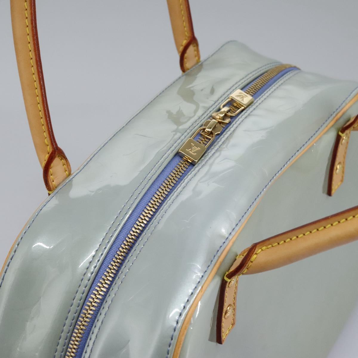 LOUIS VUITTON Vernis Tompkins Square Hand Bag Lavande M91103 LV Auth 113777V