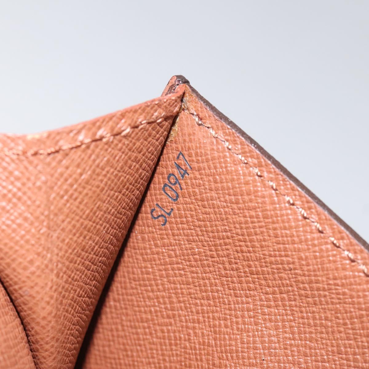 LOUIS VUITTON Monogram Porte envelope Clutch Bag M51801 LV Auth 113782