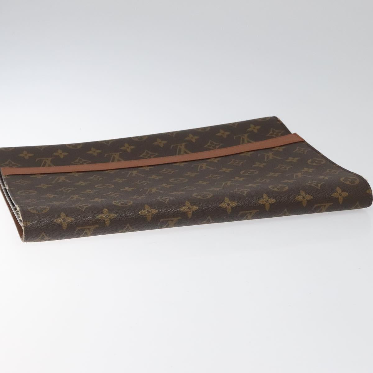 LOUIS VUITTON Monogram Porte envelope Clutch Bag M51801 LV Auth 113782