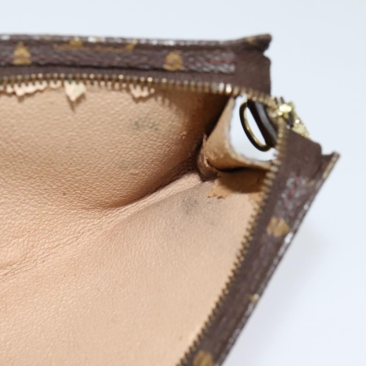 LOUIS VUITTON Monogram Bucket PM Accessory Pouch LV Auth 113795
