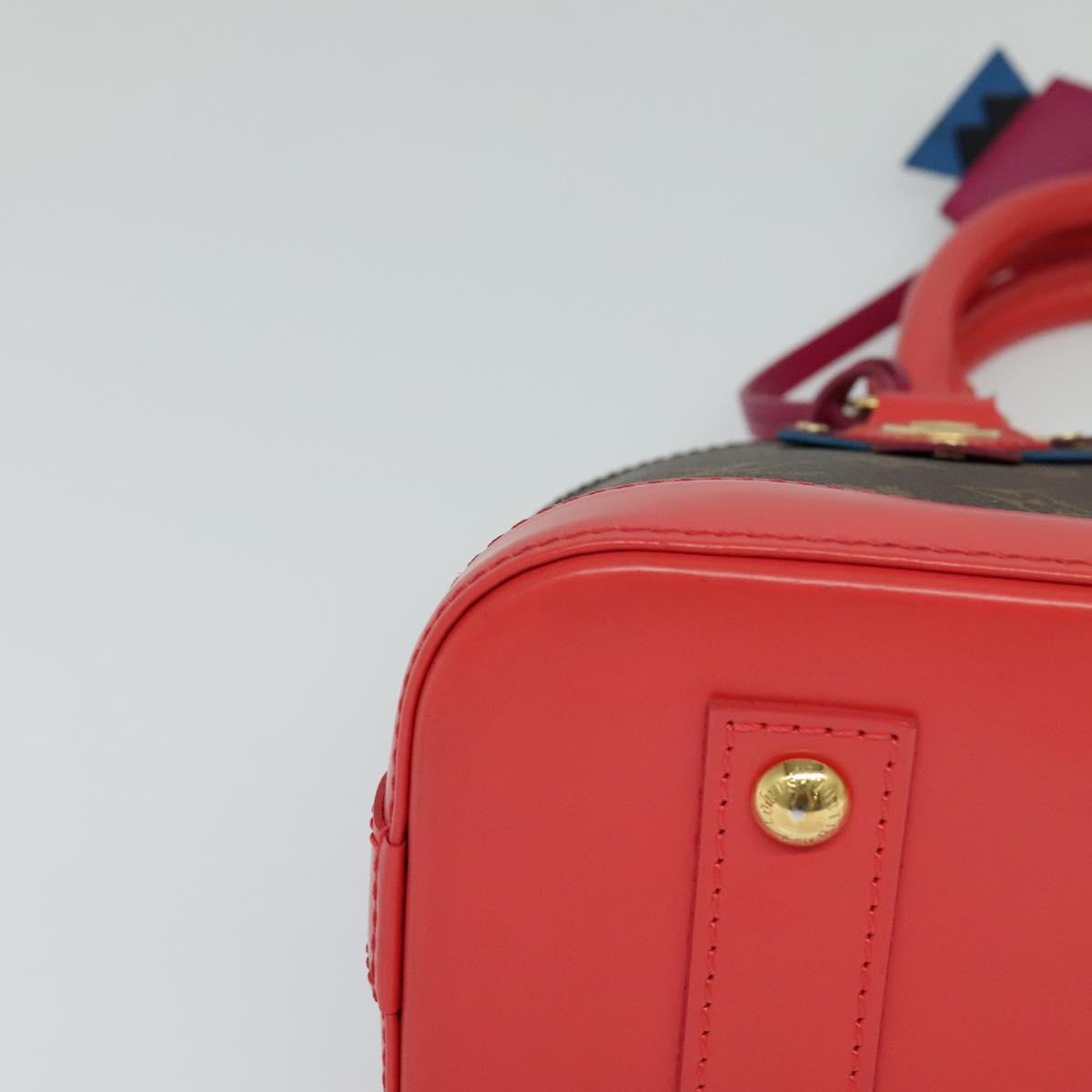 LOUIS VUITTON Monogram Totem Alma BB Hand Bag Red M41659 LV Auth 113803A