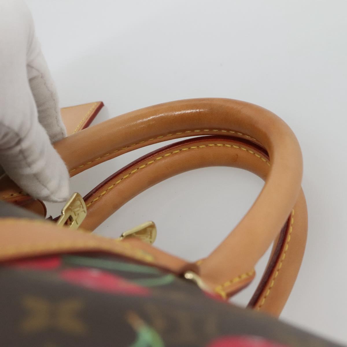 LOUIS VUITTON Monogram Cherry Keepall 45 Boston Bag M95011 LV Auth 113808SAM