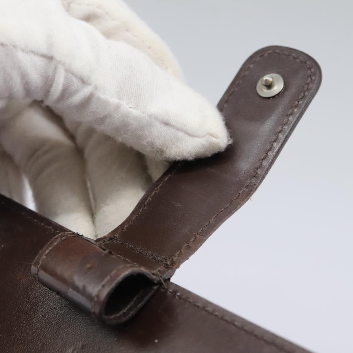 LOUIS VUITTON Epi Agenda MM Day Planner Cover Brown R20043 LV Auth 113815