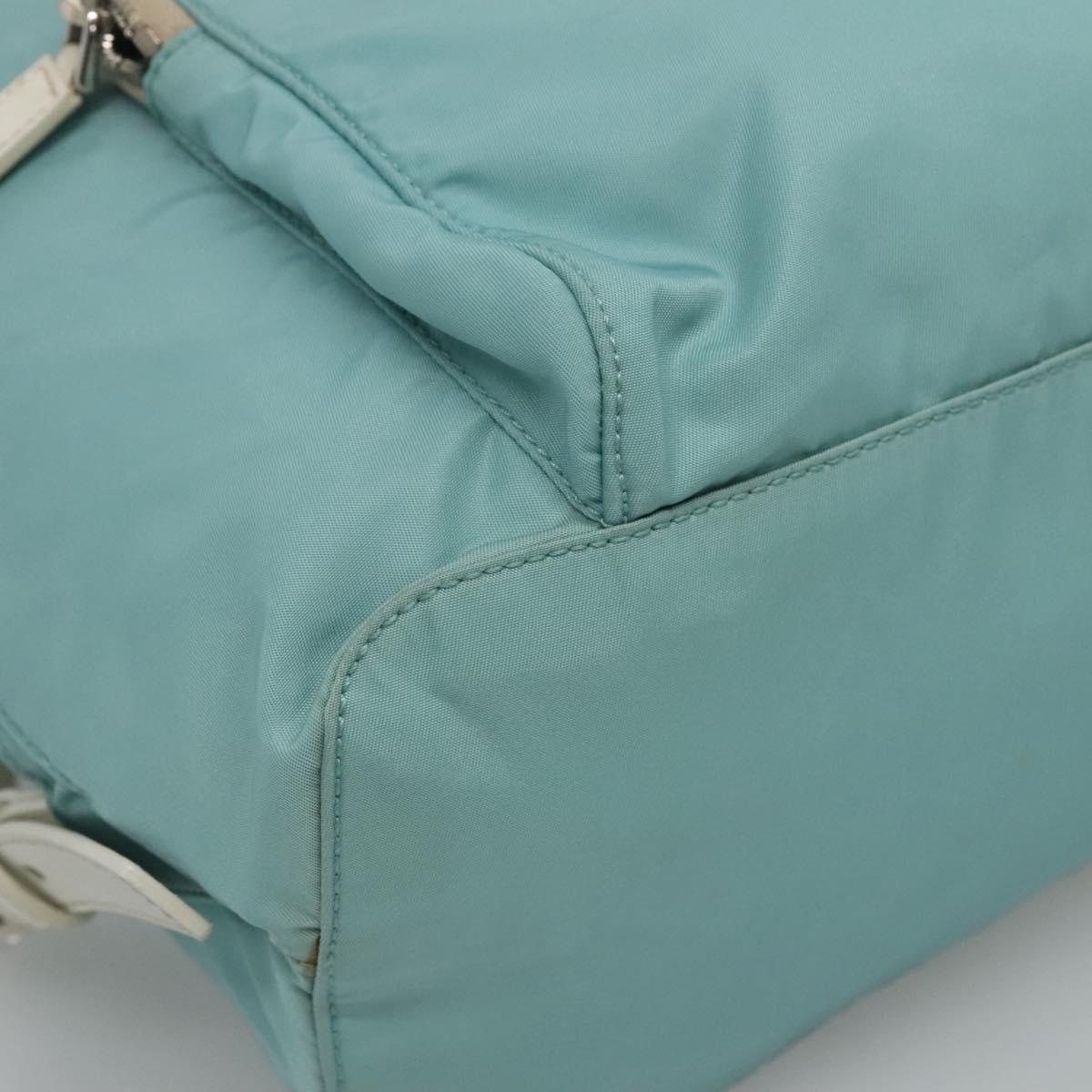 PRADA Backpack Nylon Light Blue Auth 113817V