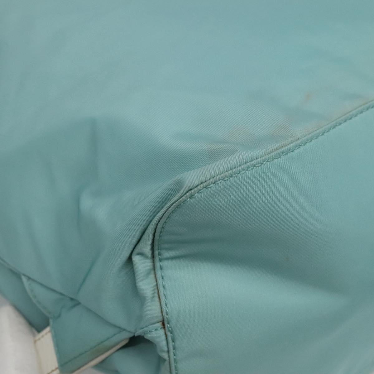 PRADA Backpack Nylon Light Blue Auth 113817V