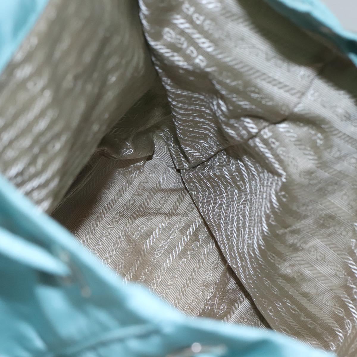 PRADA Backpack Nylon Light Blue Auth 113817V