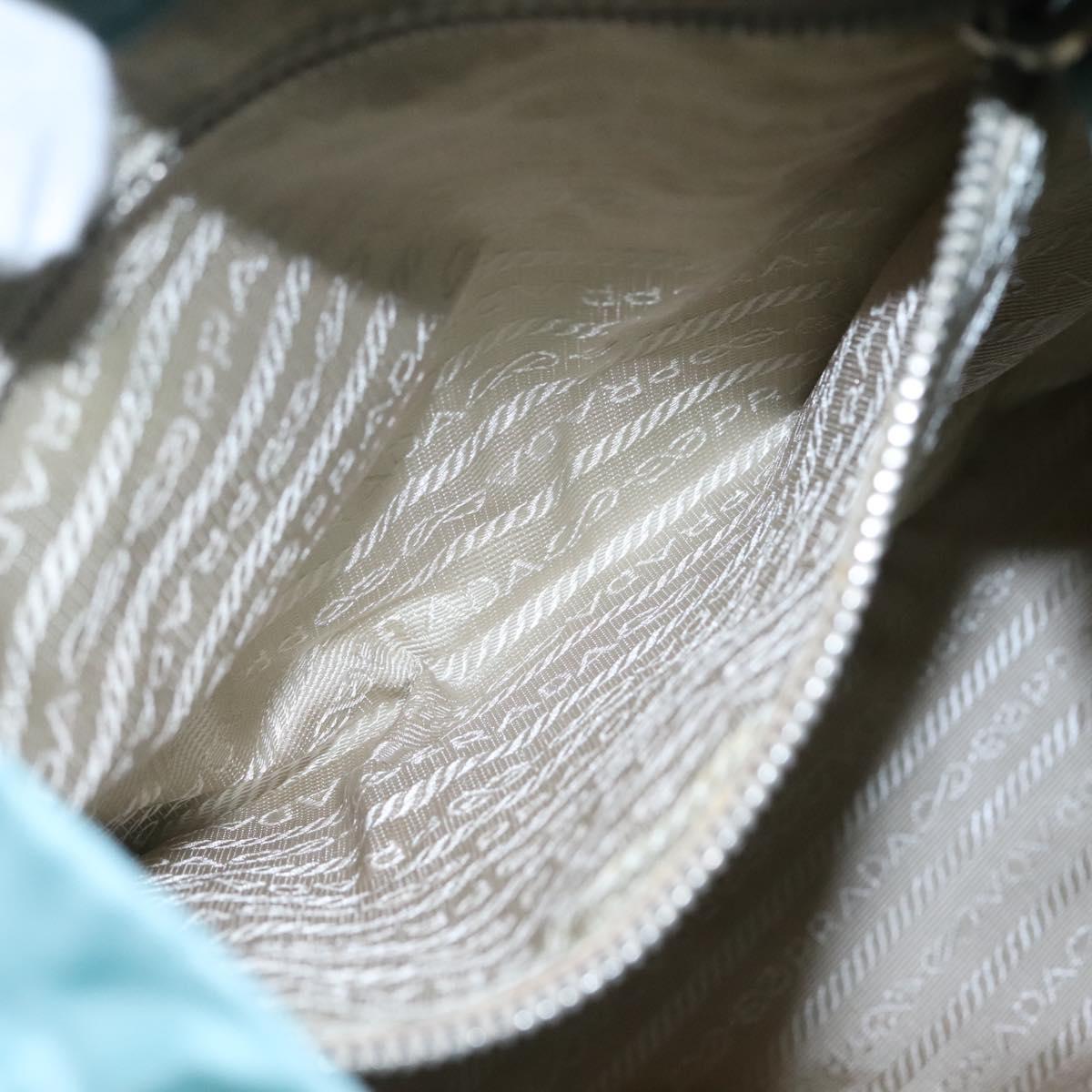 PRADA Backpack Nylon Light Blue Auth 113817V