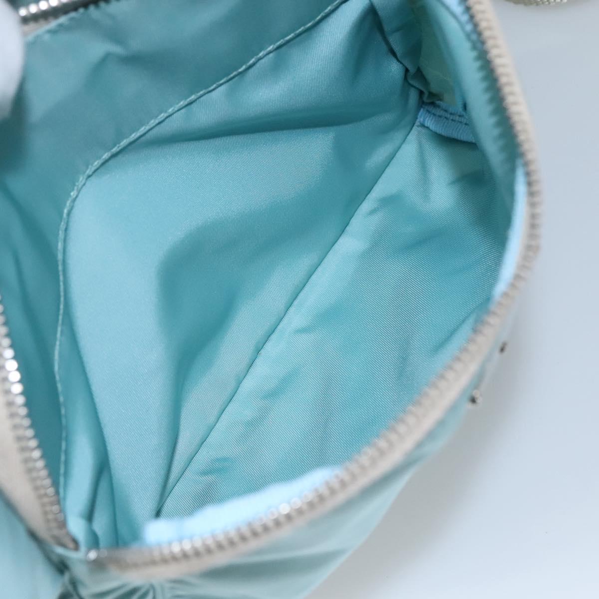 PRADA Backpack Nylon Light Blue Auth 113817V