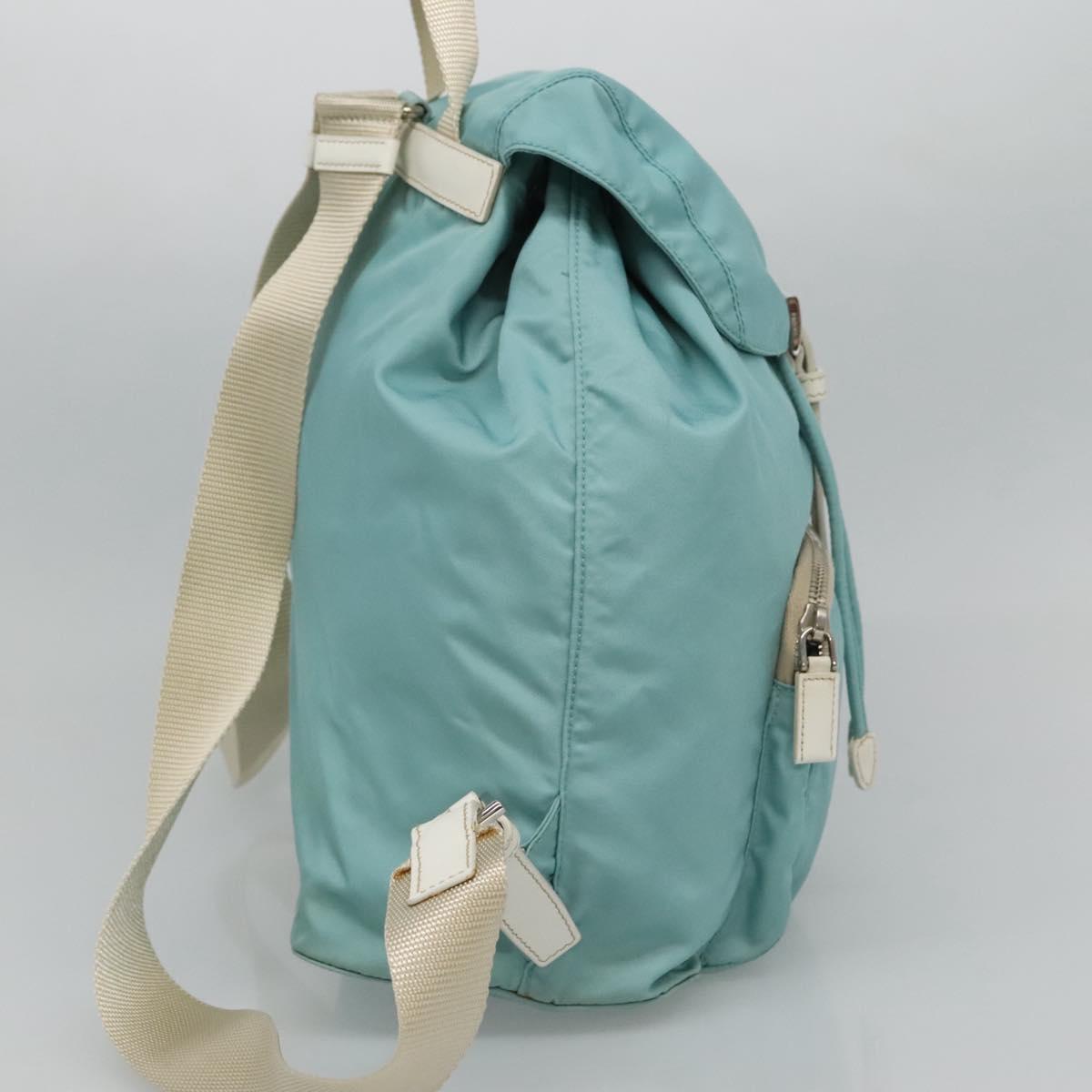 PRADA Backpack Nylon Light Blue Auth 113817V