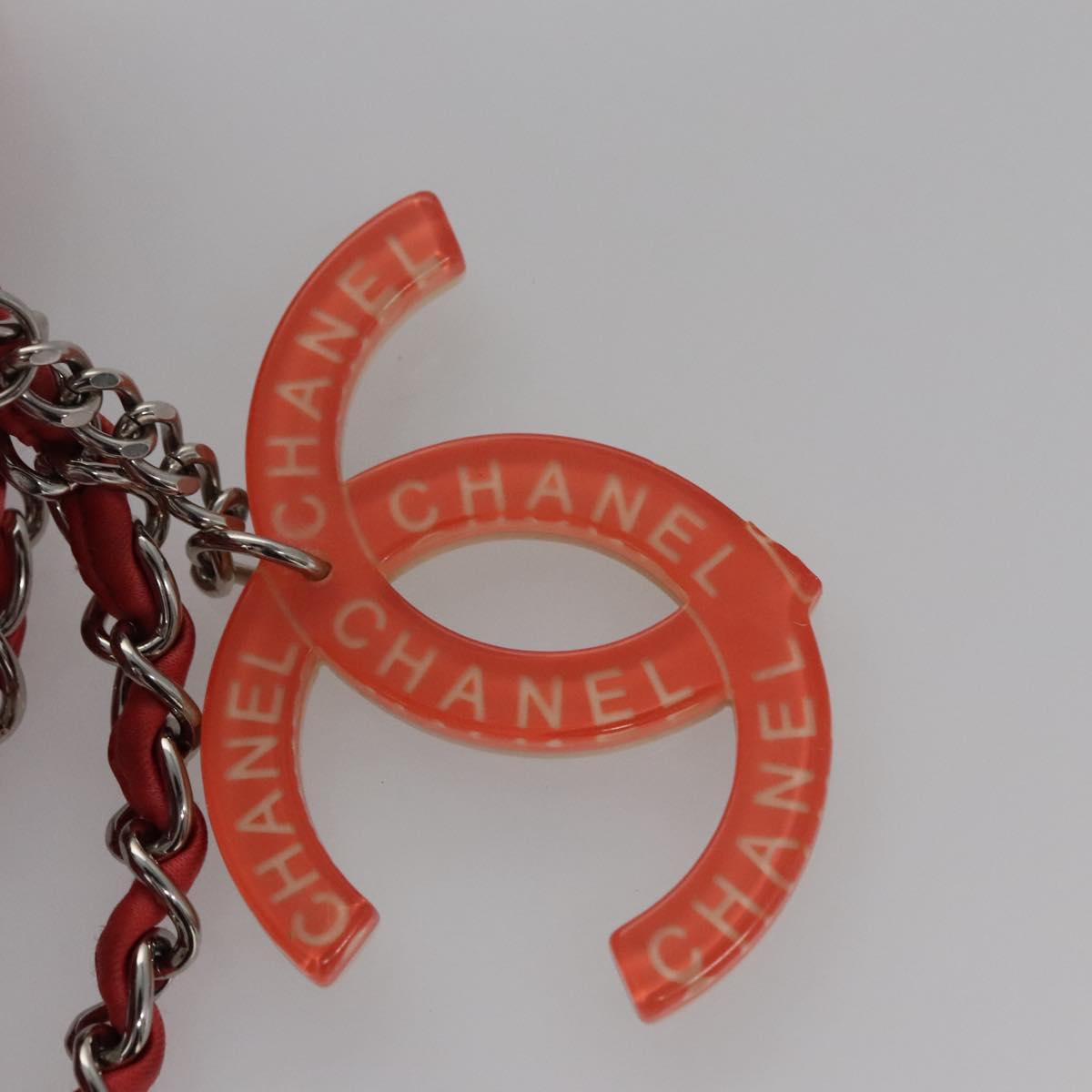 CHANEL Melrose Cabas Hand Bag Nylon Pink CC Auth 113819