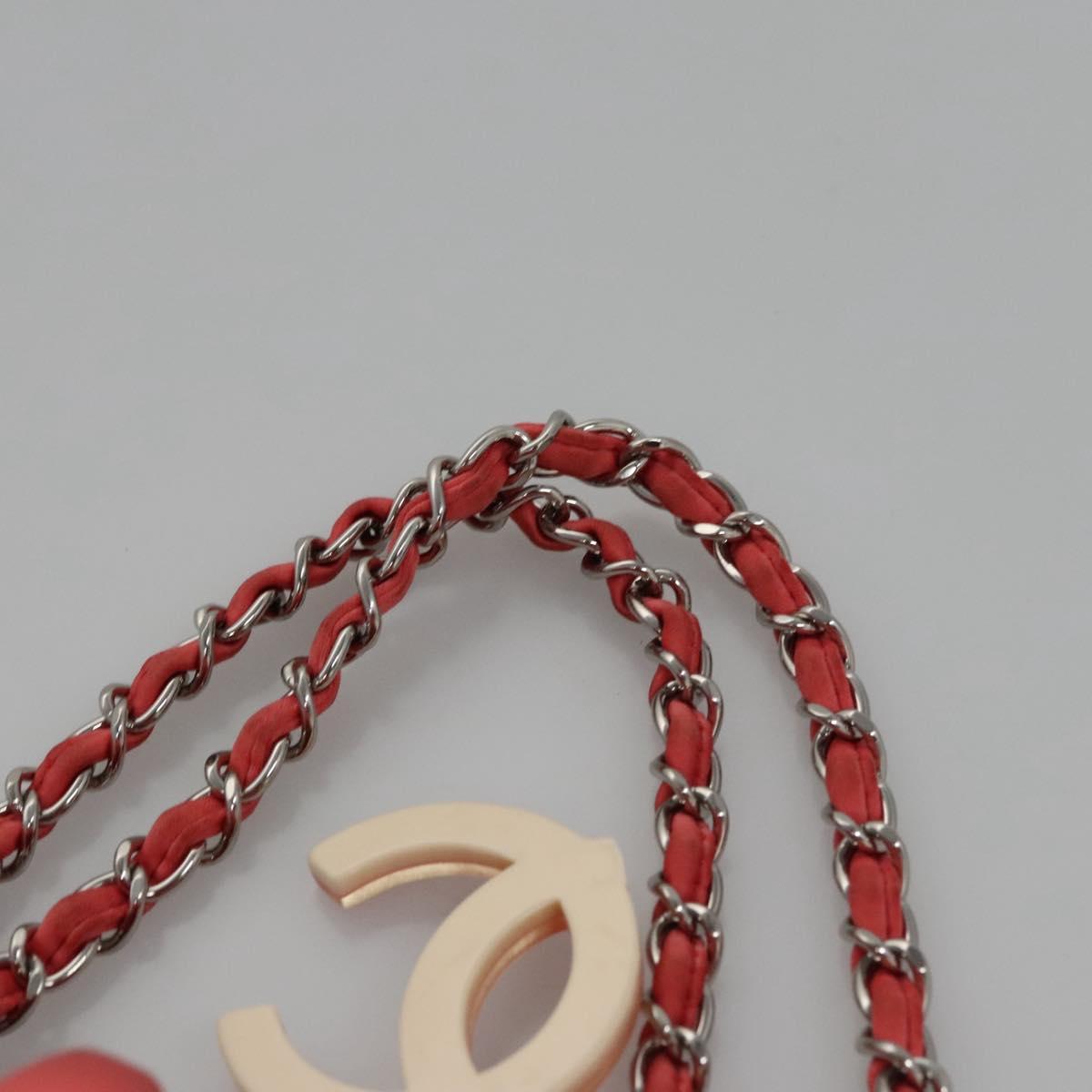 CHANEL Melrose Cabas Hand Bag Nylon Pink CC Auth 113819