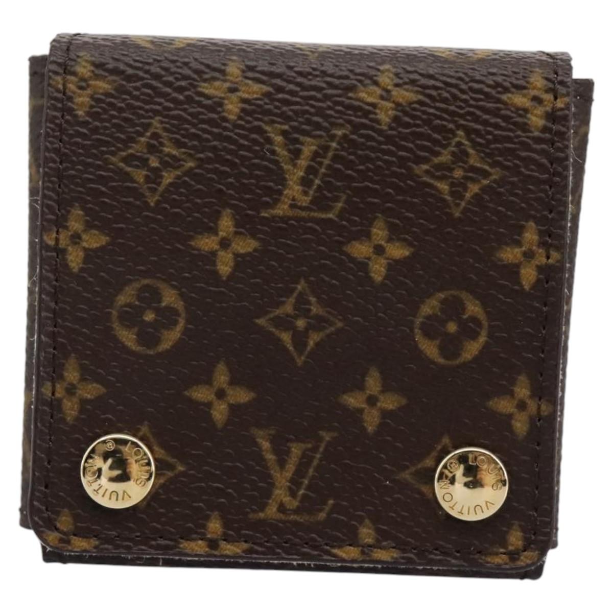 LOUIS VUITTON Monogram Jewelry case Jewelry Box LV Auth 113827