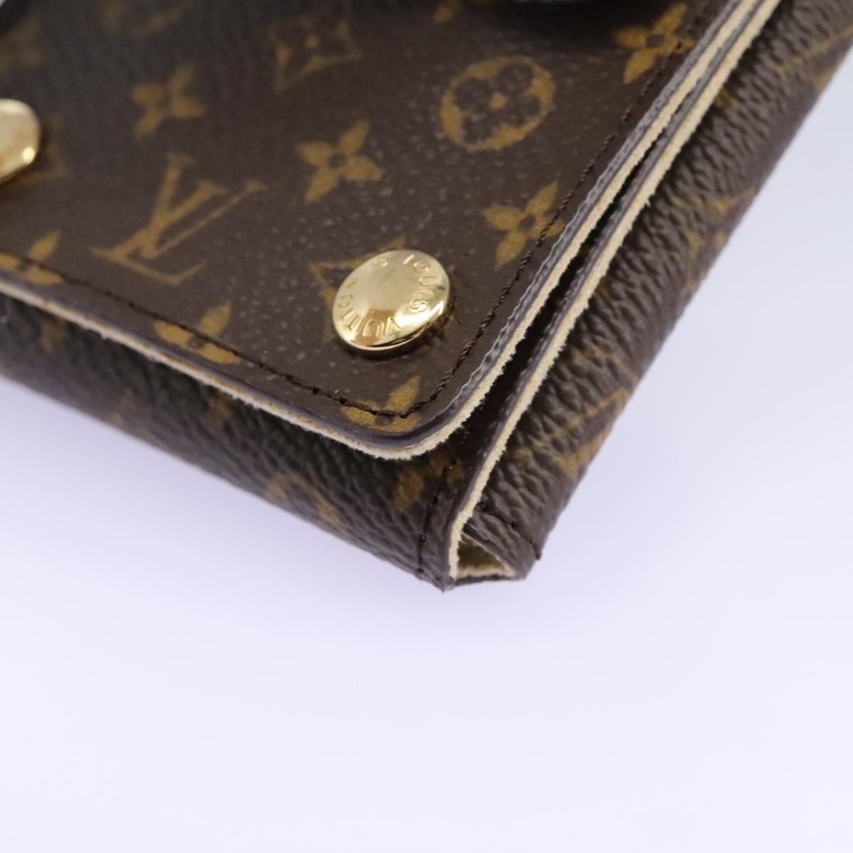 LOUIS VUITTON Monogram Jewelry case Jewelry Box LV Auth 113827